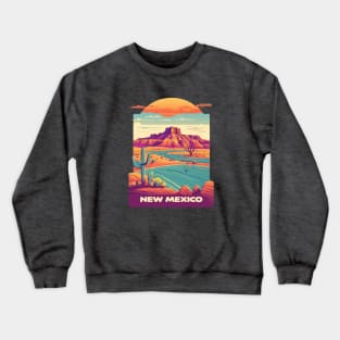 New Mexico Vintage Design Crewneck Sweatshirt